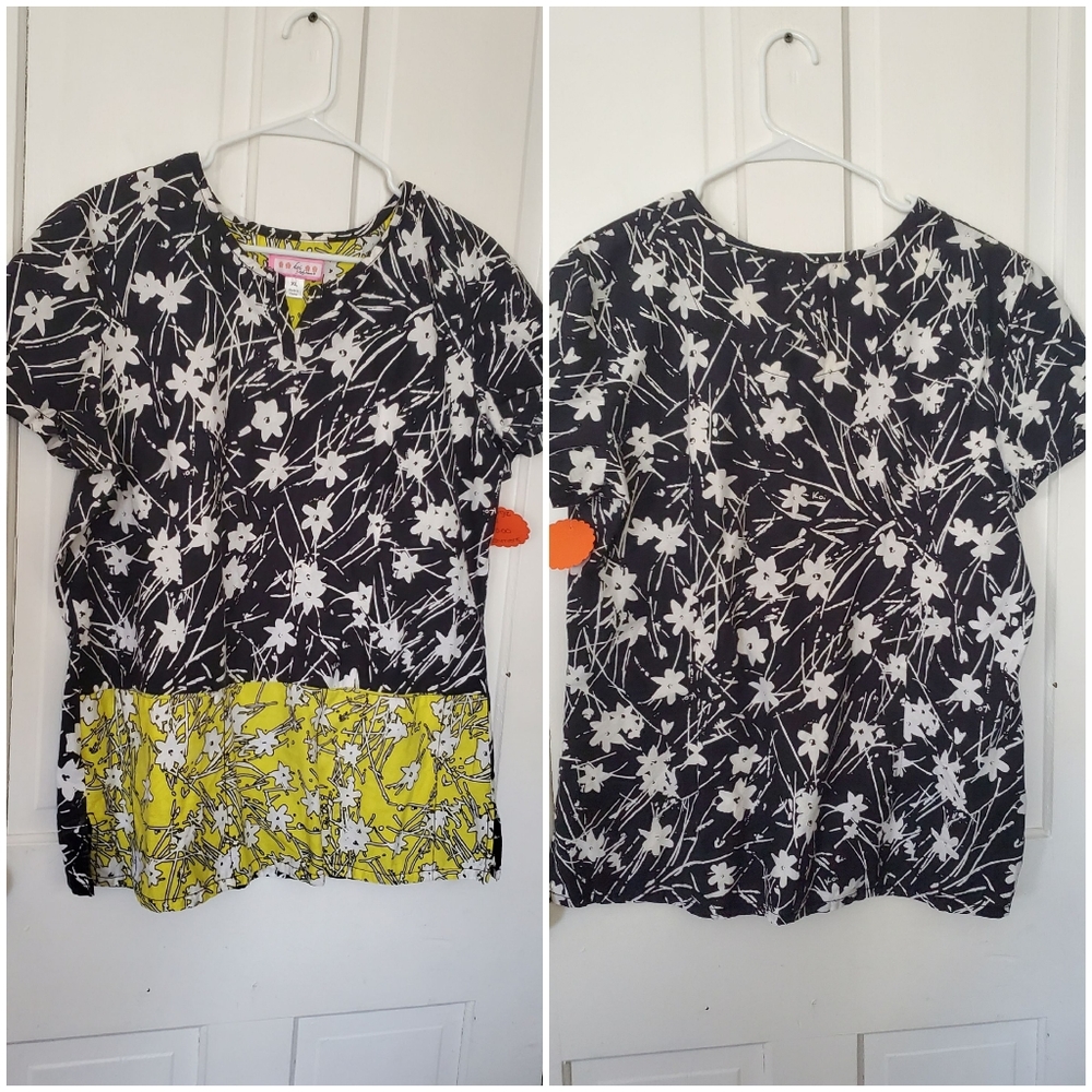 Koi ladies scrub top